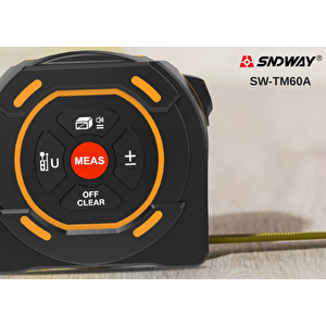 Sndway Sw-tm60a Lazer Mesafe Ölçerli Şerit Metre 60m + 5m