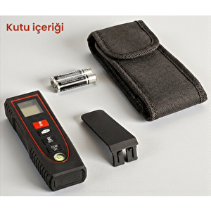 Texta Mtr60 Klipsli Lazerli Mesafe Ölçer 60 Metre