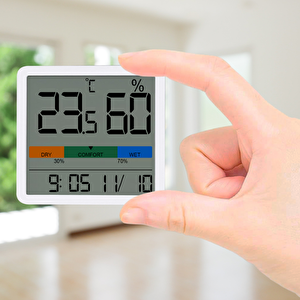 Vgw 23 Kalibrasyon Menülü Sıcaklık Nem Ve Saat Göstergesi