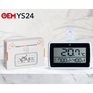 Oem Ys24 Alarmlı Mıknatıslı Buzdolabı Termometresi