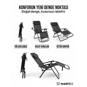 Easyrest Katlanır Şezlong Kamp Sandalyesi