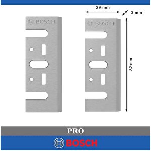 Bosch 2'li Planya Bıçağı 82x29x3 Mm 2608635905