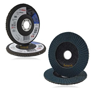 Bosch Expert 125 Mm 80 Kum X551 Fiber Metal-inox Flap Disk (1 Ad) 2608607355