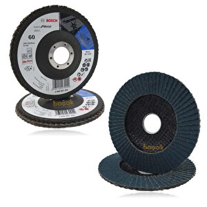Bosch Expert 125 Mm 60 Kum X551 Fiber Metal-inox Flap Disk (1 Ad) 2608607354