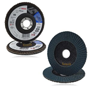 Bosch Expert 125 Mm 40 Kum X551 Fiber Metal-inox Flap Disk (1 Ad) 2608607353