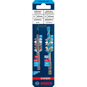 Bosch Expert 8 Mm Hex-9 Çok Amaçlı-seramik Matkap Ucu Seti 2608902367