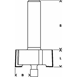 Bosch 6mm Şaftlı Lamba Açma Freze Ucu 6*25,4*54 2608628449