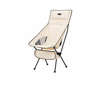 Airnest Ultra Katlanır Kamp Sandalyesi Krem