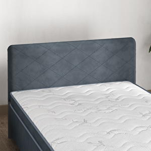 Başlık Kılıfı , Mimoza Yatak Başlık Kılıfı Antrasit 150x60 cm