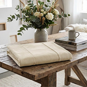 Başlık Kılıfı, Lavinya Yatak Başlık Kılıfı Krem 140x60 cm