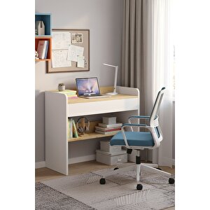 Harmony Tek Çekmeceli Çalışma Masası Beyaz - Cadiz