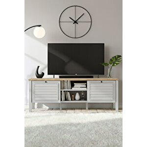 Taiga Tv Ünitesi 2 Kapaklı Gri