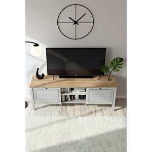 Taiga Tv Ünitesi 2 Kapaklı Gri