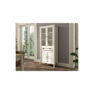 Hunerika Mi̇sto Set 7 Tv Ünitesi-vitrin-krem/legnano-minifiks Bağlantılı