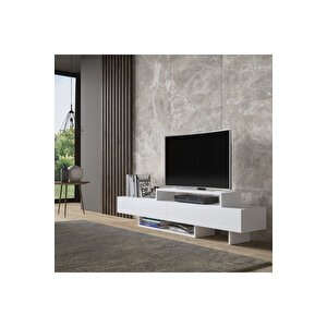 Hunerika Mimario 2 Kapaklı Tv Ünitesi-beyaz-minifiks Bağlantılı