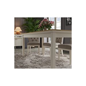 Hunerika Mavrova Premium 160 Cm Açılır (açılınca 180 Cm )yemek Masası- Aytaşı/legnano