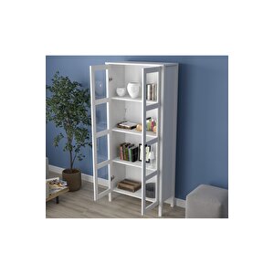 Hunerika Helen Set16 -vitrin/büfe Takımı -wood Beyaz-minifiks Bağlantılı