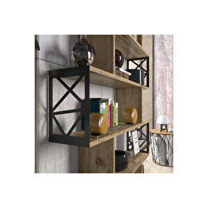 Hunerika Nonami Kitaplık/büfe -atlantik Çam -minifiks Bağlantılı