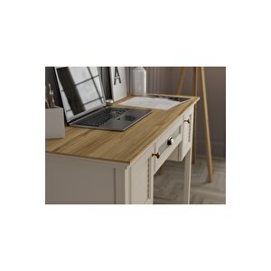 Hunerika Selina Premium 2 Panjur Kapaklı Çekmeceli Çalışma Masası- Minifiks - Aytaşı/legnano