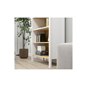 Hunerika Caeli 6 Raflı Kitaplık -wood Beyaz/legnano-minifiks Bağlantılı