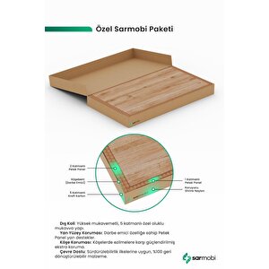 Harmony Maxi 2 Çekmeceli 3 Kapaklı Kahve Köşesi