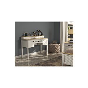 Hunerika Velina Premium 2 Kapak Tek Çekmeceli Makyaj Masası- Minifiks - Aytaşı/legnano