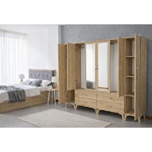 Odin 6 Kapaklı Dolap Gardırop Montaj Dahil M - M2