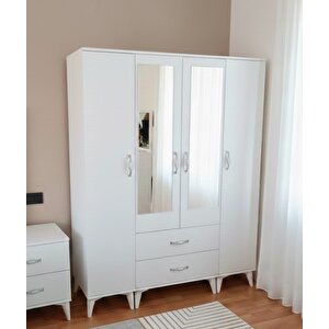 Koru 4 Kapaklı Dolap Gardırop Montaj Dahil Byz - M2