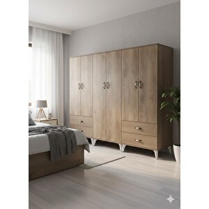 Odin 6 Kapaklı Dolap Gardırop Montaj Dahil Ç - M1