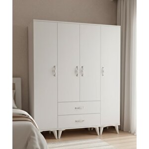 Koru 4 Kapaklı Dolap Gardırop Montaj Dahil Byz - M1
