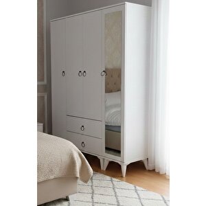 Koru 4 Kapaklı Dolap Gardırop Montaj Dahil Byz - M3
