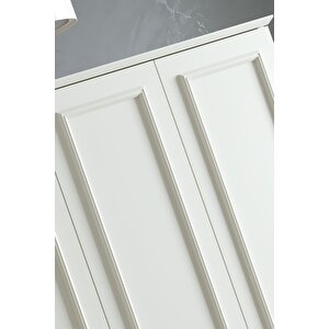 Mira 4 Kapaklı 2 Çekmeceli Dolap H:210 Cm