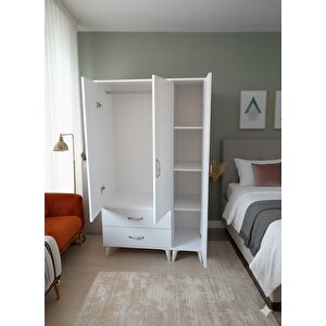 Duru 3 Kapaklı Dolap Gardırop Montaj Dahil Byz - M1