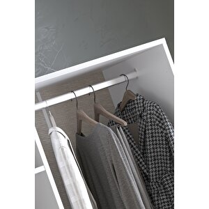 Terra 6 Kapaklı 2 Çekmeceli Dolap H:210 Cm