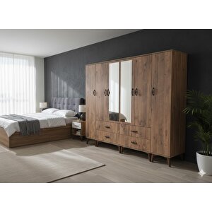 Odin 6 Kapaklı Dolap Gardırop Montaj Dahil Ç - M2