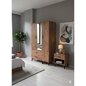 Duru 3 Kapaklı Dolap Gardırop Montaj Dahil Ç - M2