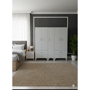 Safa 5 Kapaklı Dolap Gardırop Montaj Dahil Byz - M1