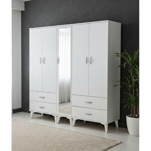 Safa 5 Kapaklı Dolap Gardırop Montaj Dahil Byz- M2