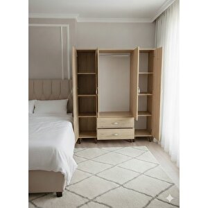 Koru 4 Kapaklı Dolap Gardırop Montaj Dahil M - M1