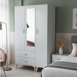 Duru 3 Kapaklı Dolap Gardırop Montaj Dahil Byz - M2