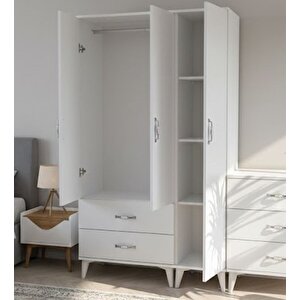 Duru 3 Kapaklı Dolap Gardırop Montaj Dahil Byz - M2