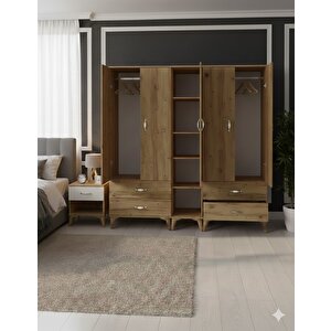 Safa 5 Kapaklı Dolap Gardırop Montaj Dahil Ç - M1