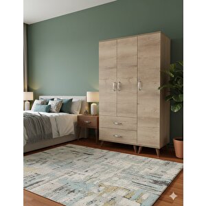 Duru 3 Kapaklı Dolap Gardırop Montaj Dahil M - M1