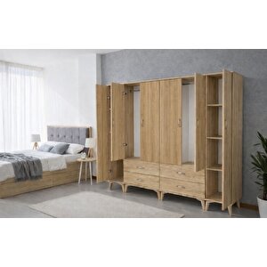 Odin 6 Kapaklı Dolap Gardırop Montaj Dahil M - M1