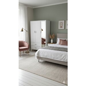 Duru 3 Kapaklı Dolap Gardırop Montaj Dahil Byz - M3