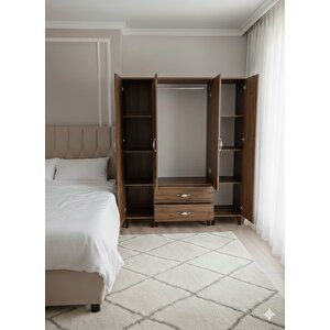 Koru 4 Kapaklı Dolap Gardırop Montaj Dahil Ç - M3