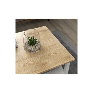 Hunerika Mira Orta Sehpa - Wood Beyaz/legnano