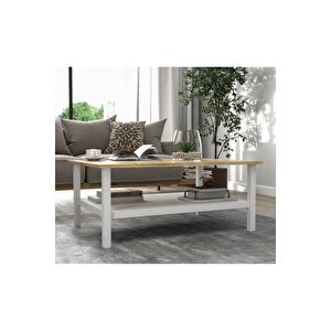 Hunerika Mira Orta Sehpa - Wood Beyaz/legnano