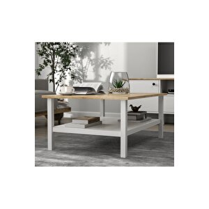 Hunerika Mira Orta Sehpa - Wood Beyaz/legnano