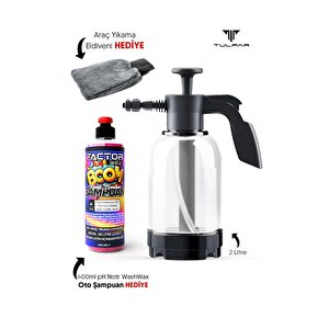 Yüksek Basınçlı Araç Yıkama Köpük Makinası Oto Yıkama Pompası Basınçlı Köpük Pompası Eldivenli Set